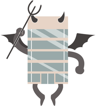 悪魔の増資(MSワラント)文字なし 悪魔の増資(MSワラント)文字なし msワラント,悪魔,増資,行使価格,変動,希薄化,株価,暴落,下落,資金調達のイラスト素材