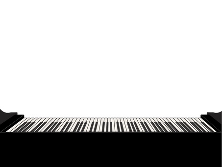 ピアノ鍵盤のイラスト後ろ正面 ピアノ鍵盤のイラスト後ろ正面 ピアノ,鍵盤,電子ピアノ,キーボード,楽器,音楽,キー,音階,白鍵,黒鍵のイラスト素材