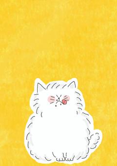 ごちそうさまねこちゃん ごちそうさまねこちゃん かわいい,ごちそうさま,食べた,食事,ごはん,おいしい,座る,ねこ,どうぶつ,いきもののイラスト素材