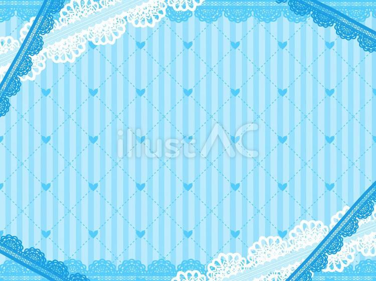 ホワイトデーハートとレースの背景 ハート,バックグラウンド,バレンタインのイラスト素材