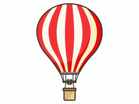 気球_01 気球,熱気球,バルーン,乗り物,空,旅,空中,飛行,飛行船,観光のイラスト素材