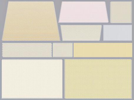 石畳レンガ舗装＆インテリア壁紙素材セット