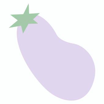なす なす,茄子,野菜,食べ物,イラスト,素材,単品,シンプルのイラスト素材