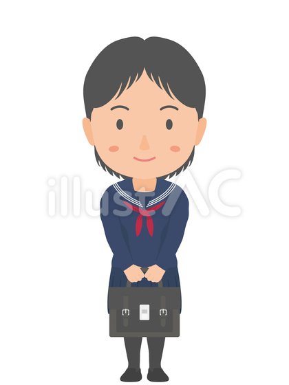 鞄を持つ女子高生