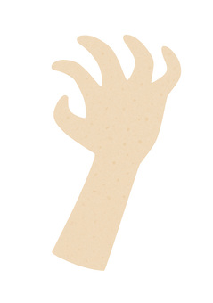 苦しそうな腕 指,腕,ポーズ,つかむ,掴む,掻きむしる,ひっかく,辛い,悲しい,表現のイラスト素材