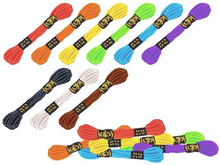 Illustration, embroidery thread, tailor, hobby, 