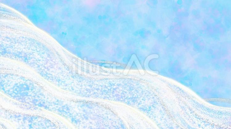 suisai　さざ波　dream sky グラデーション,オシャレ,可愛いのイラスト素材