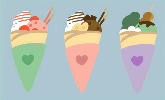 Illustration, sweets, dessert, menu, 