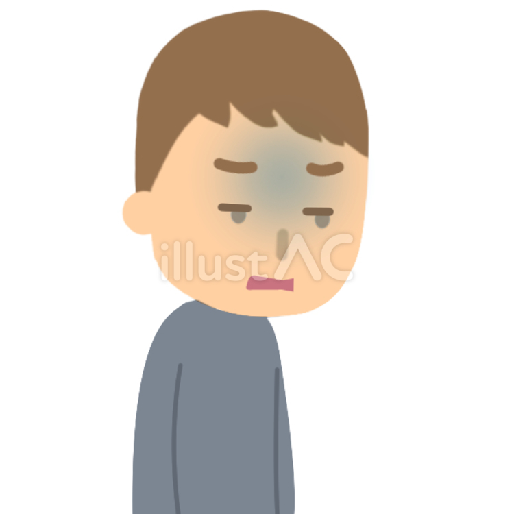 冷たい目で見る男性 冷たい,目,侮蔑のイラスト素材