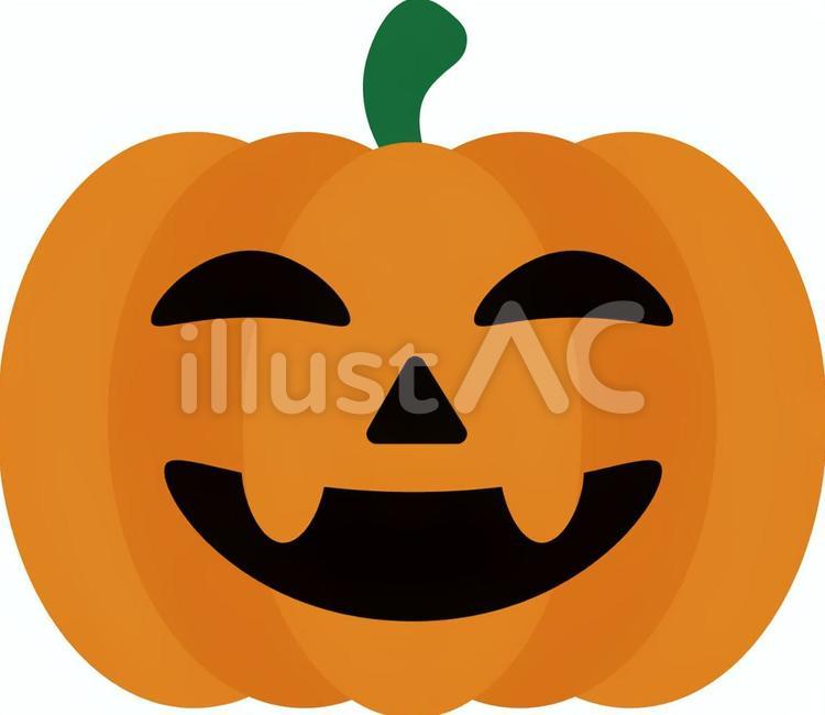 ハロウィンかぼちゃ2 かぼちゃ,南京,パンプキンのイラスト素材