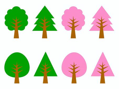 Illustration, wood, plant, coniferous trees, 