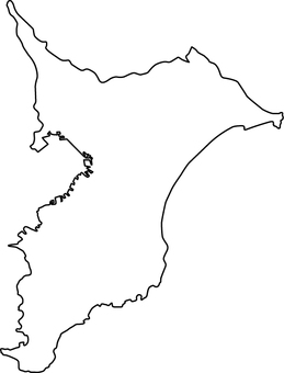 Chiba Prefecture _ Line drawing, , JPG, PNG and AI