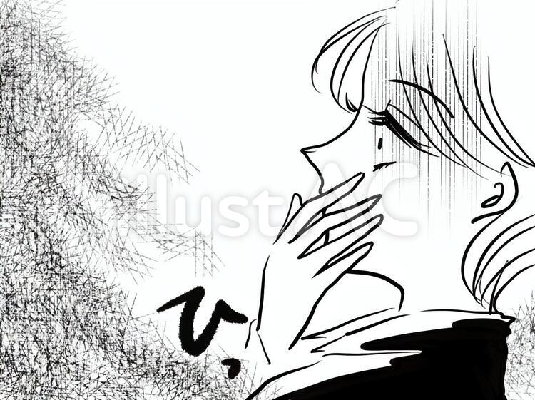 少女漫画 漫画 恐怖 横顔イラスト No 無料イラストなら イラストac