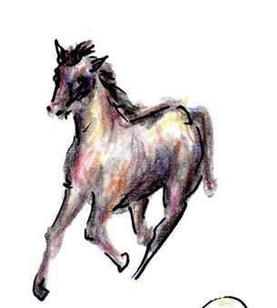 馬 年賀状,絵手紙,１月,願彩,水彩画,ポストカード,うま年,馬のイラスト素材