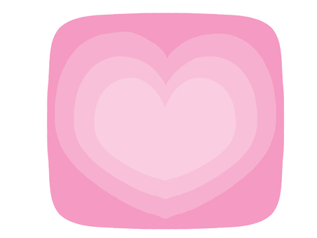 Illustration, heart, mark, gradation, 