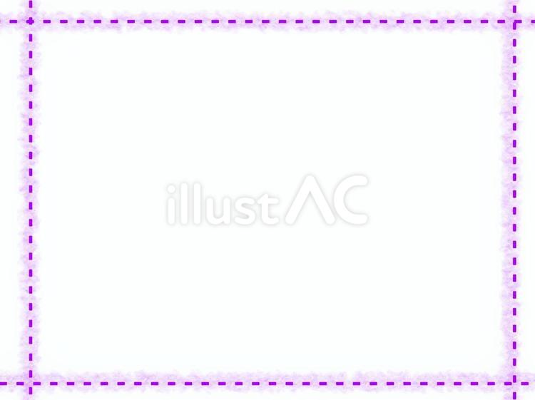 紫枠線 紫,枠,フレームのイラスト素材