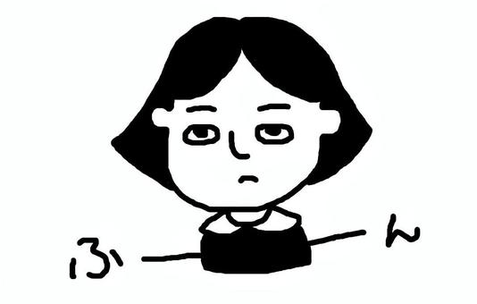 Illustration, do not feel, woman, female, 