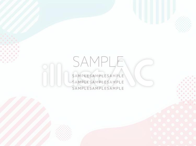 春　ポップ　抽象的　枠　背景 抽象的,フレーム,背景のイラスト素材