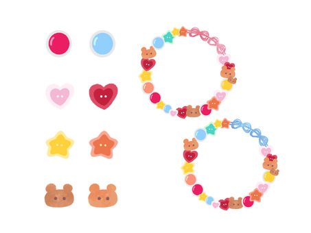 Illustration, Illustration, button, tiny, colorful,