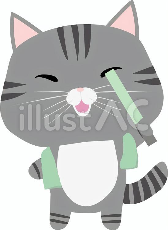 ファン_さばとら ファン,猫,さばとらのイラスト素材