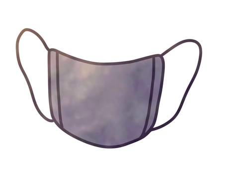 灰色のマスク マスク,感染予防,予防,手書き,シンプル,挿絵,手描きのイラスト素材