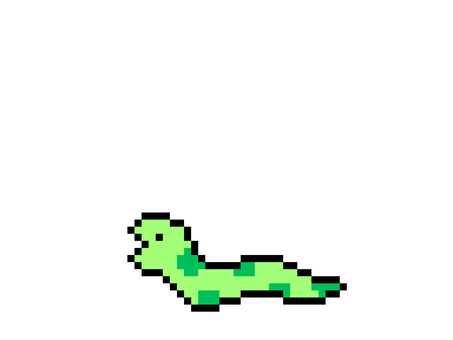 へびのドット絵のイラスト 年賀状,巳年,巳,2025年,お正月,正月,2025,ヘビ,へび,2025年年賀状のイラスト素材