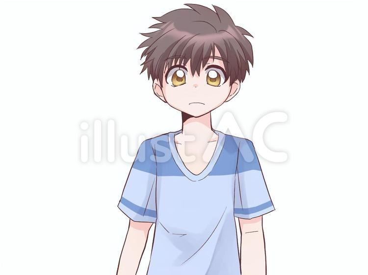 男の子3 男の子,立ち絵,少年のイラスト素材