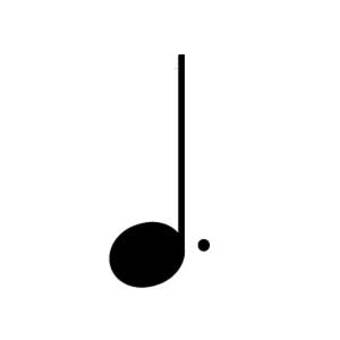 付点四分音符 付点,四分音符,付点四分音符,音符,楽譜,音楽,ピアノのイラスト素材
