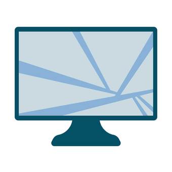 Broken display Broken display