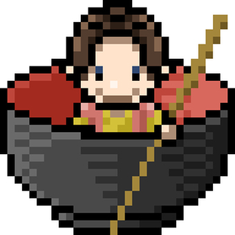 一寸法師（ドット絵） 一寸法師,ドット絵,昔話,おとぎ話,ドット,絵,ゲーム,ピクセルアート,レトロ,rpgのイラスト素材