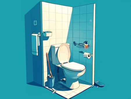 ヴィンテージ風トイレ