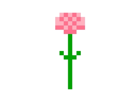 Dot carnation (pink), , JPG and PNG