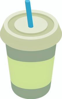 ジュース コーヒー カフェオレ ジュース コーヒー カフェオレ 紙コップ,プラスチック,コップ,ジュース,コーヒー,カフェオレ,ホットドリンク,テイクアウト,容器,ストローのイラスト素材