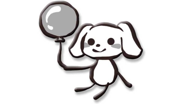 Dog with balloons, dog, dog, balloon, JPG and PNG