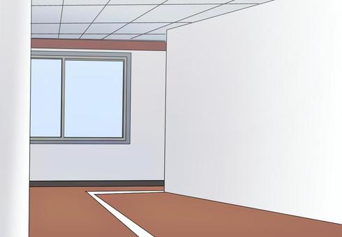 学校の廊下 学校,廊下,背景,施設,パース,窓のイラスト素材