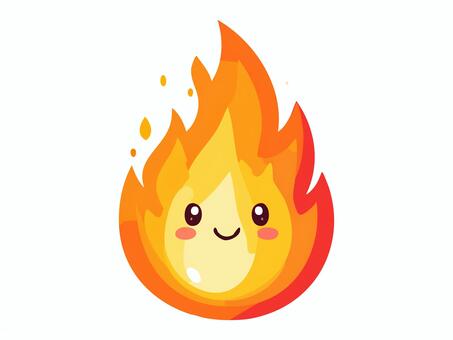 炎素材5 炎,火,燃えている,熱い,燃えさかる,おしゃれ,美しい,癒し,素敵,かっこいいのイラスト素材