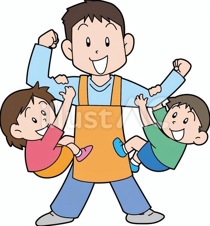 保育園・幼稚園005 保育園,幼稚園のイラスト素材
