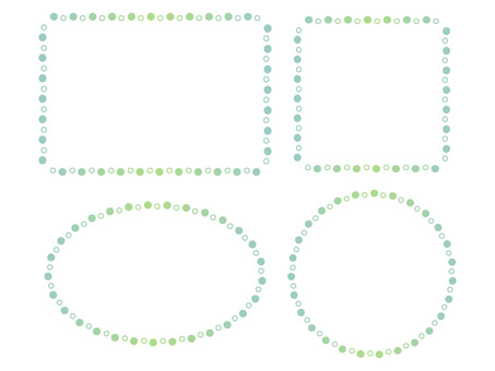 Illustration, frame, background, dot, 