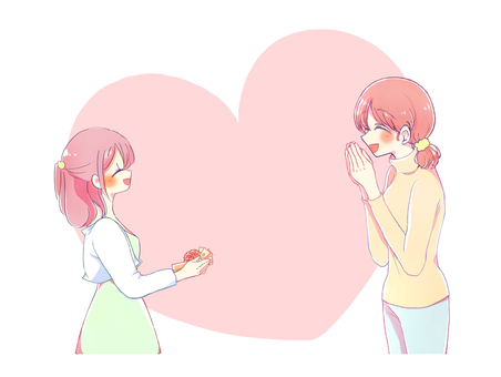 Illustration, mother's day, present, mother, 