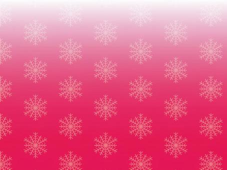 Snow crystal frame (pink type), christmas, christmas card, christmas, JPG