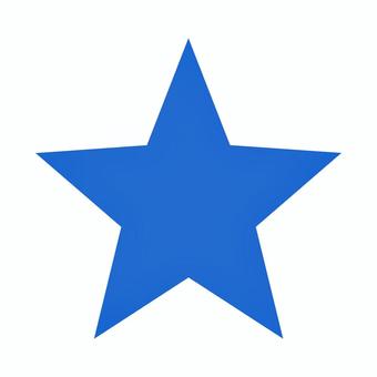 星マーク（シャープ・青） 星,スター,青,シャープ,シンプル,キラキラ,輝く,かわいい,アイコン,マークのイラスト素材