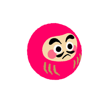 Daruma, JPG and AI Daruma, dharma, red, home, JPG and AI
