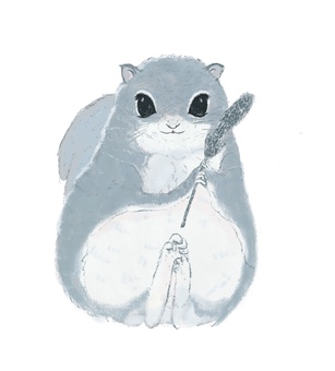 エゾモモンガ 北海道,エゾモモンガ,モモンガ,野生動物,動物,生き物のイラスト素材