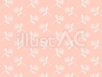 楽しい気分になるピンクのかわいい花模様9