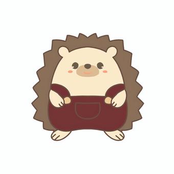 ハリネズミ ハリネズミ,動物,かわいい,マスコット,小動物,哺乳類のイラスト素材