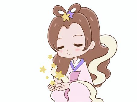 Orihime, JPG and PNG Orihime, orihime, tanabata, star festival, JPG and PNG