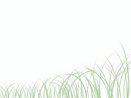 風にそよぐ草 葉,細い葉,草,フレーム,背景,飾り枠,風景,景色,植物,自然のイラスト素材