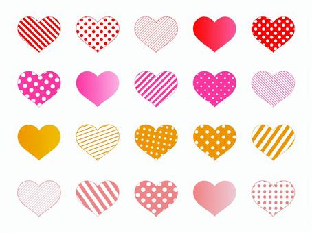 simple heart set 3, JPG, PNG and AI simple heart set 3, heart, heart mark, icon, JPG, PNG and AI