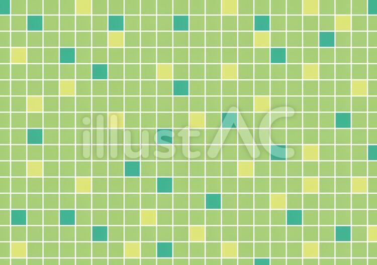 グリーン系のモザイクタイル タイル,モザイク,モザイクタイルのイラスト素材