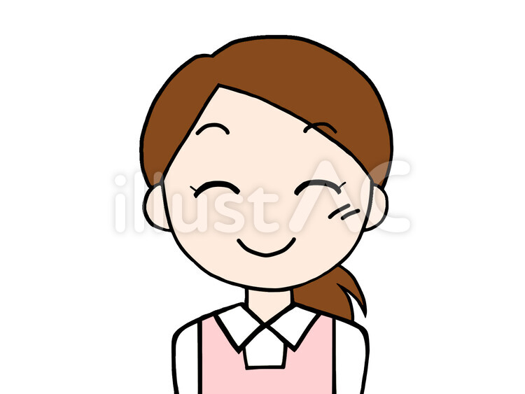 介護　女性　笑顔 介護,女性,笑顔のイラスト素材